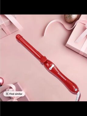 Red Glitter Curling Wand - Beachwaver Style
